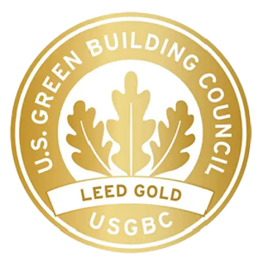 Sello de certificación LEED Oro