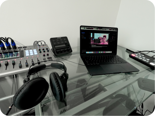 Sala de podcast profesional